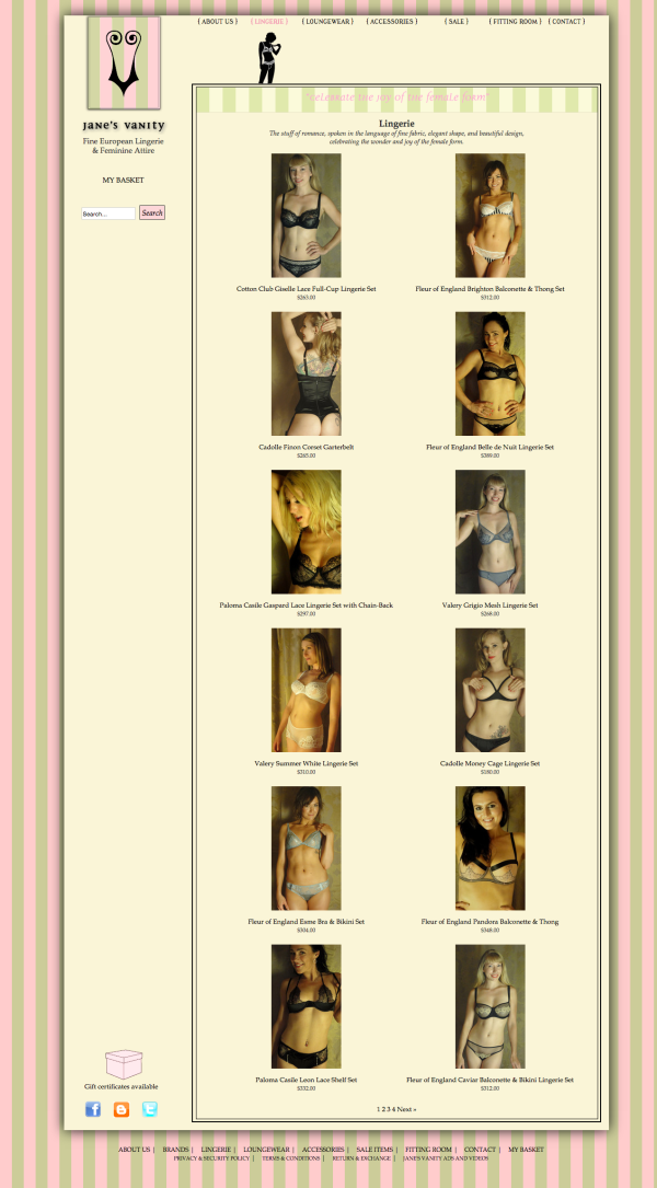 JVL product overview page