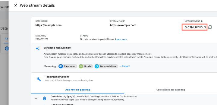Google Account Details