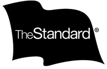 The Standard black logo